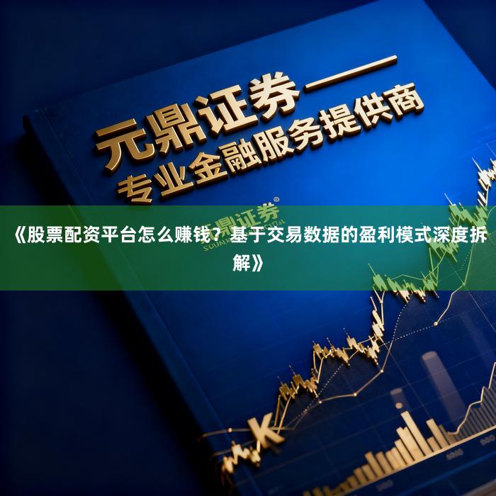 《股票配资平台怎么赚钱?基于交易数据的盈利模式深度拆解》
