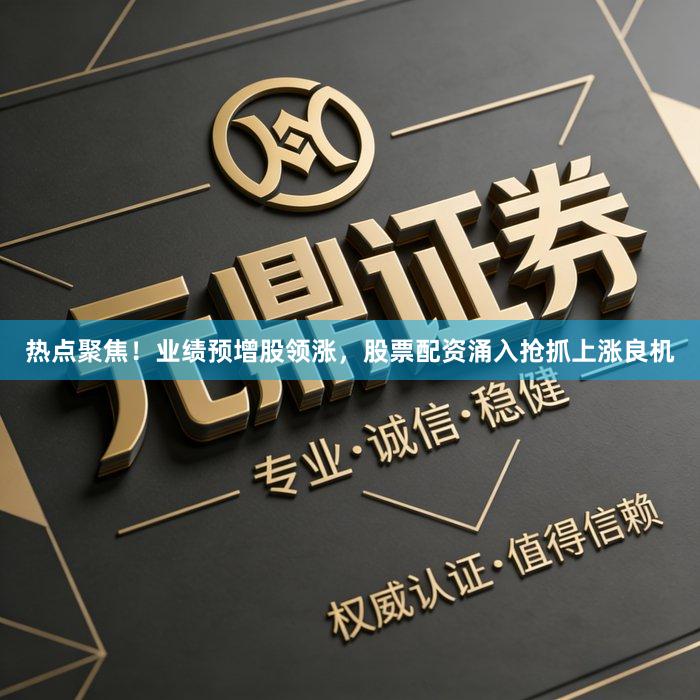 热点聚焦！业绩预增股领涨，股票配资涌入抢抓上涨良机