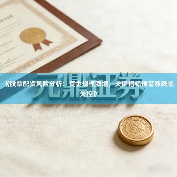 《股票配资风险分析：资金规模激增，关键指标预警涨跌幅失控》