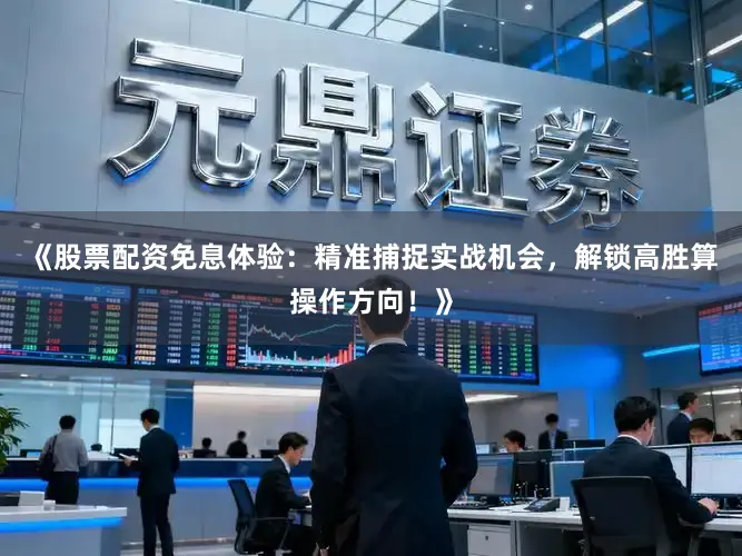 《股票配资免息体验：精准捕捉实战机会，解锁高胜算操作方向！》