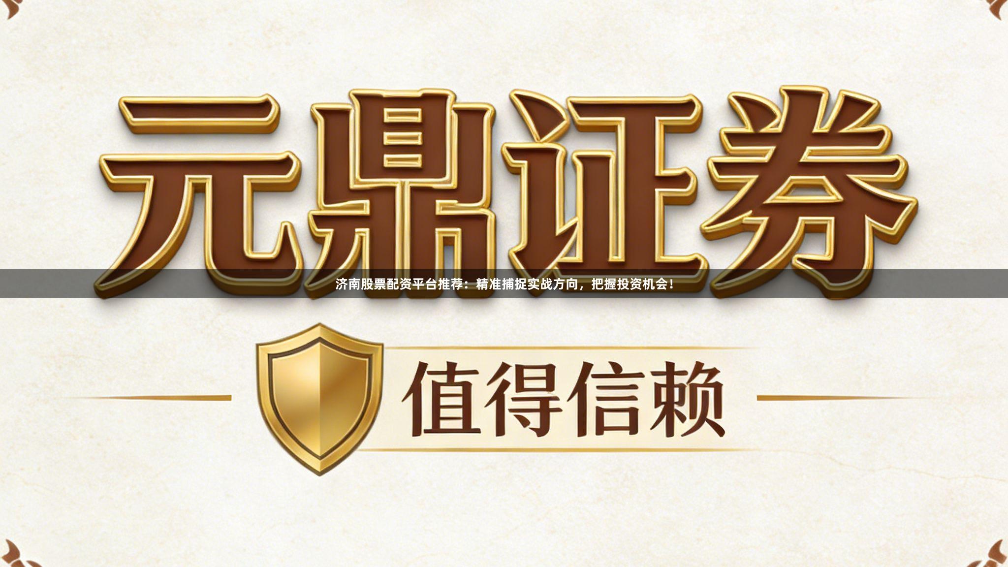济南股票配资平台推荐：精准捕捉实战方向，把握投资机会！