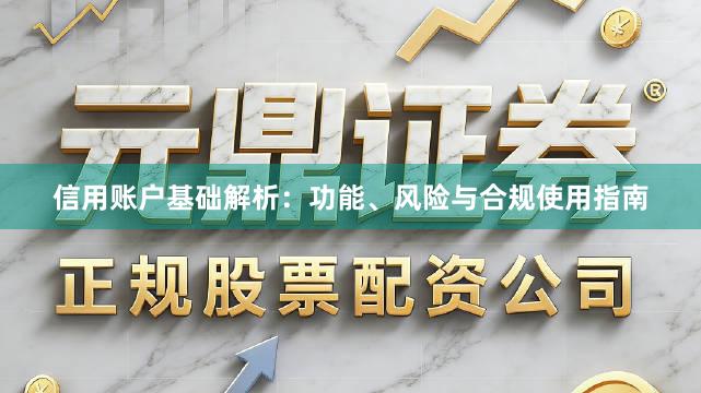 信用账户基础解析：功能、风险与合规使用指南