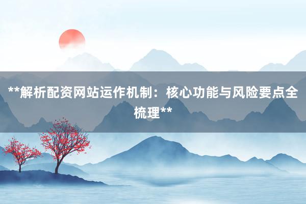 **解析配资网站运作机制：核心功能与风险要点全梳理**