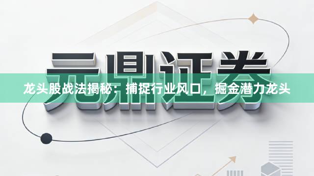 龙头股战法揭秘：捕捉行业风口，掘金潜力龙头